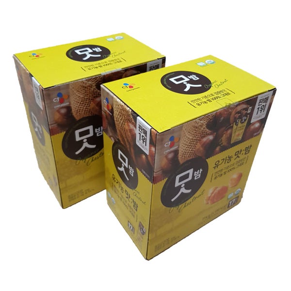 CJ 유기농 맛밤 2개(42g x 34개) 코스트코 맛밤