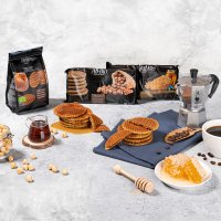 올바이오 유기농 스트룹와플 Stroopwafel 네덜란드 와플 과자 디저트