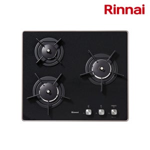 [린나이]빌트인 3구 가스렌지 블랙펄 RBR-PF3000 콘센트형 도시가스(LNG)