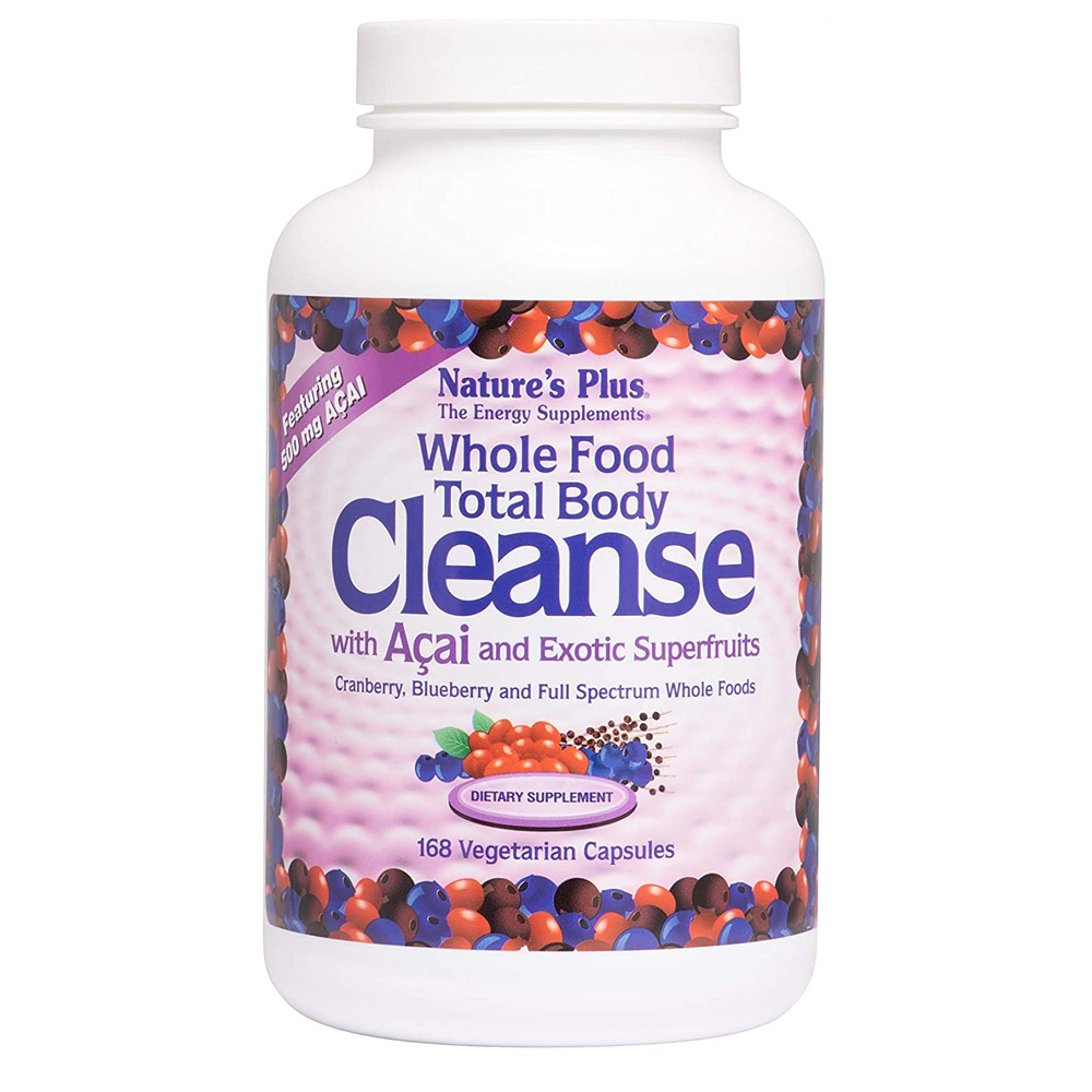 <b>네이처스플러스</b> 홀 푸드 토탈 바디 <b>클렌즈</b> 168정 <b>NaturesPlus</b> Whole Food Total Body <b>Cleanse</b> with Acai