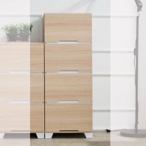 올리버 450 4단 서랍장 침실 안방 틈새 옷 수납장