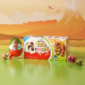 페레로 킨더조이 나툰즈 공룡 T-3 4개 (총 12개입)