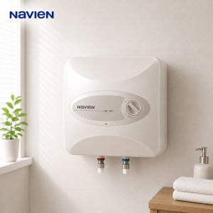 경동나비엔 스텐 전기온수기 15리터 ESW550-15W 벽걸이형 하향식