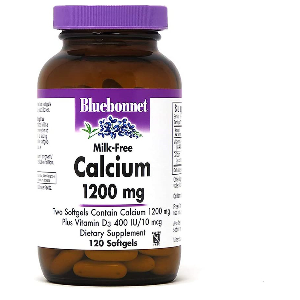 BlueBonnet - Calcium 블루보넷 밀크프리 <b>칼슘 1200mg</b> 120정