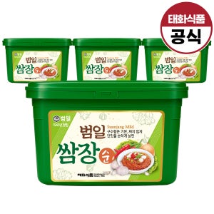 범일 쌈장(순) 고기집쌈장 순대쌈장 3kg, 4개