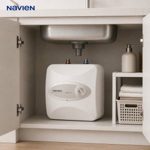 경동나비엔 스텐 전기온수기 15리터 ESW550-15U 언더싱크형 상향식