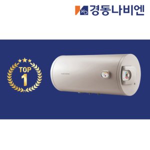 경동나비엔 스텐 전기온수기 50리터 ESW550-50WH 벽걸이형 하향식 가로형