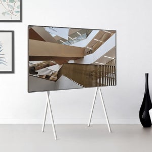 티비거치대 tv스탠드 삼성 lg 호환 이동식 대형 메탈 이젤 다리 받침대 이젤형