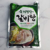 간편식 반조리식품 팩 택배 소갈비탕 600g