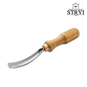 스트리 곡환도 15mm Gouge long bent chisel 우드 카빙 10915