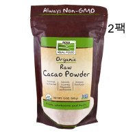 나우푸드 카카오 가루 분말 340g x 2팩 270회분 Raw Powder