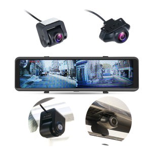 룸미러 블랙박스 전후방 FHD 2채널 후방카메라 터치스크린 AP8912 주차라인