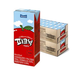 [매일] 매일 피크닉 사과맛 200ml x 48팩 (2박스)