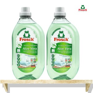 [한정기획]프로쉬 고농축 알로에베라 액상세탁세제 1.5LX2개 드럼 일반 빨래 실내건조