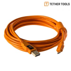 테더툴스 USB 2.0 A to Micro B 5 pin 카메라 테더링 케이블