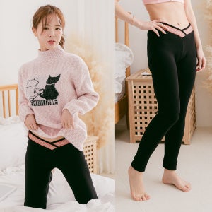 임부 레깅스 기모 겨울용