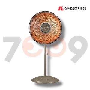 신지남 컨벡션 카본히터 EHC2000 원형 전기난로 각도조절 선풍기히터