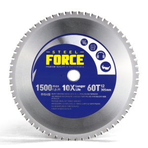 스틸포스 금속절단기 305mm 금속용 톱날 TH-SC305SB