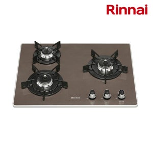 린나이 빌트인 3구 컬러 가스레인지 쿡탑 RBR-P3531BD 카라멜브라운 건전지 교체형
