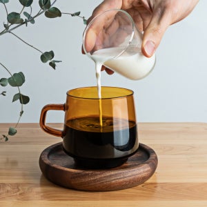 칼딘 세도나 머그 유리컵 내열유리 커피잔 320ml, 1개