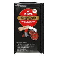 KIWI Shoe Shine and Shoe Polish Kit Leather Shoe Care 키위 정장 구두 부츠 광택 관리 키트