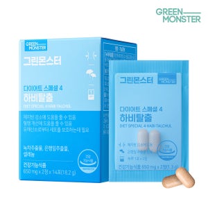 그린몬스터 다이어트 스페셜4 하비탈출 14포, 1개 (하체비만 혈행개선 체지방 감소 보조제)