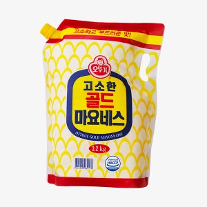 더식구 오뚜기 마요네즈 골드 스파우트팩 3.2kg 4개 고소한 마요네즈 대용량