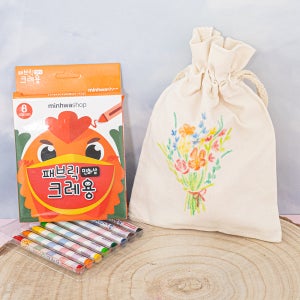 무독성 패브릭 크레파스 8색 섬유 직물 크레용