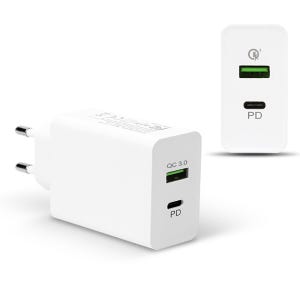 USB C타입 PD 충전기 QC3.0 2포트 스마트폰 노트북 멀티 고속충전 어댑터