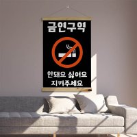 우드스크롤 dmpk810-금연구역안내 60CmX90Cm