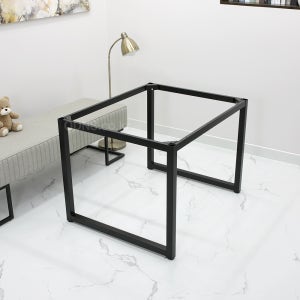 책상 다리 높이기 사각 테이블 다리 900 x 750 H700 네모 디자인 철제 받침대