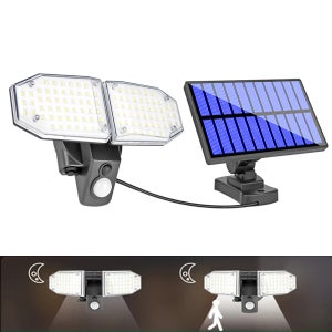 태양열 센서등 태양광 정원등 분리형 조명 무선 벽부 전등 계단 전구 LED