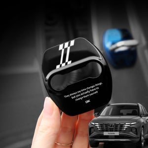 투싼 NX4 튜닝 용품 도어스트라이커 무지타입 낱개 블랙