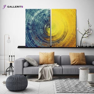 추상화 거실 액자 인테리어 집들이 가게오픈선물 circle 2세트중형