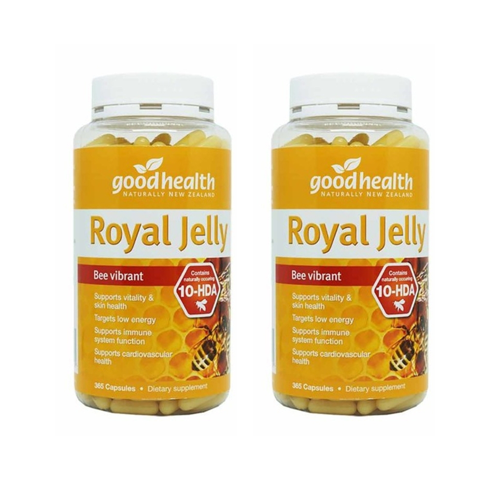 굿헬스 Good Health Royal Jelly 10-HDA 365정 2팩 로얄제리 벌 활력