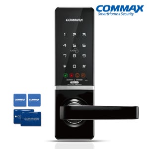 [전국설치] 코맥스 CDL-515M 무타공 도어록 카드키4개+번호키 현관문 디지털도어락