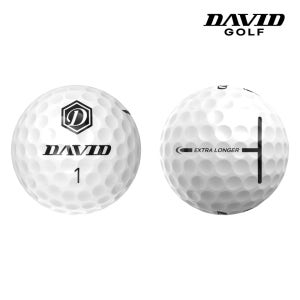 데이비드 고반발 골프공 P1 비거리 장타 골프볼 T라인 퍼팅정렬 1개입