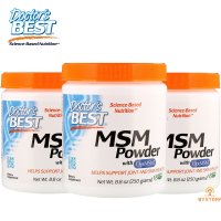 닥터스 베스트 MSM 식이유황 OptiMSM 분말 파우더 250g X 3팩