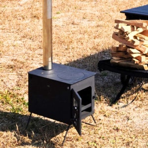 캠프365 화목난로 캠핑 화로대 미니화로 차박 불멍 요리 장작 난방 연통 시그니처 동계캠핑