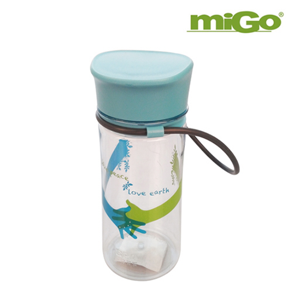 미고 트라이탄 물병 0.35L(350ml) 2 colors 친환경신소재 어린이 나들이 산책 핑크 학생물병