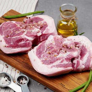 국내산 돼지 특수부위 꼬들살 찌개용 수육용 구이용 뒷고기 덜미살 2kg 진공포장