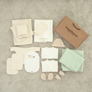 도담도담 오가닉 코튼 무형광 100% 퍼팩트15종출산준비세트