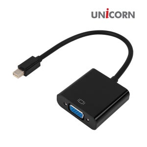 유니콘 DCM-100VGA 미니DP to VGA miniDP 번환컨버터케이블