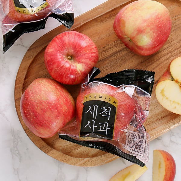 사과 껍질째먹는 꿀 부사 아오리 세척사과 2kg 3kg