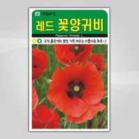 슬로시 꽃씨앗 레드꽃양귀비700립 씨앗