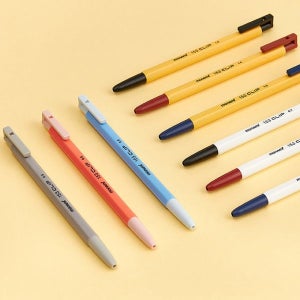 모나미 153 클립 볼펜 CLIP 0.5mm 0.7mm 1.0mm 낱개