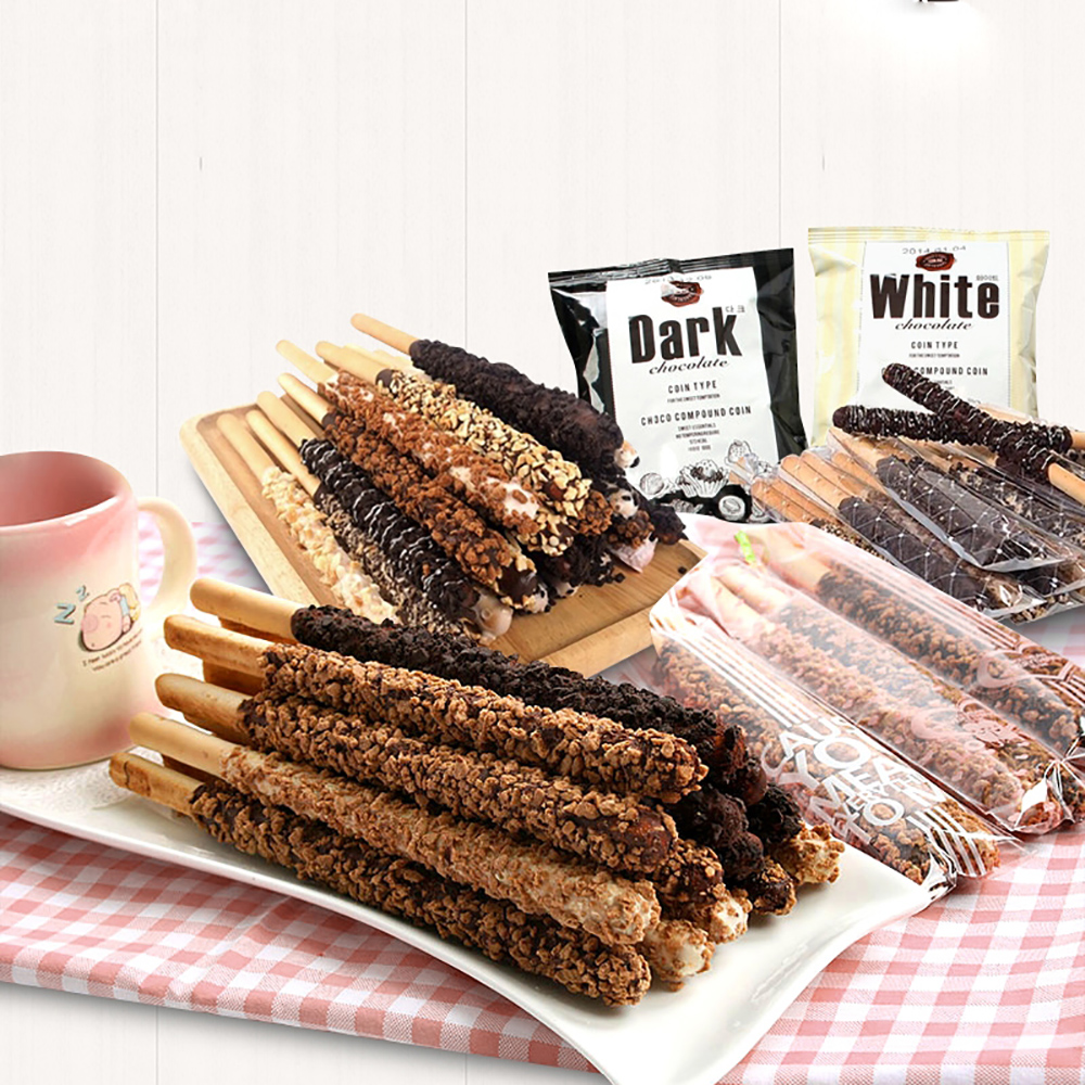 빼빼로만들기세트 단체용알뜰 빼빼로데이선물 80개(40인용분량) 키트