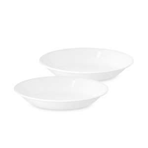 코렐 저스트화이트 찬기대 2P / 접시세트 집들이선물 예쁜식기 신혼부부그릇 파스타 샐러드