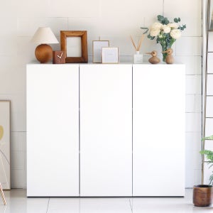 알렉스 1200 더높은 수납장 거실수납장 다용도 올화이트 ALEX