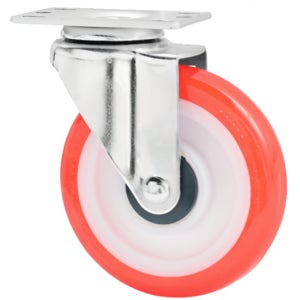 국산 우레탄바퀴 12.5cm(5인치)회전 무소음 캐스터 엘카 대차 구루마구르마 카트 끌차